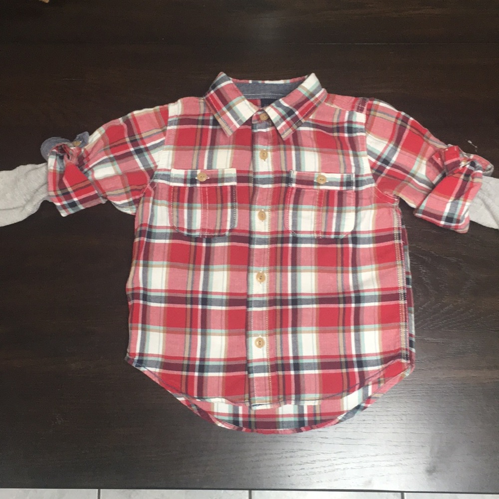 Baby Gap Long Sleeve Button-up